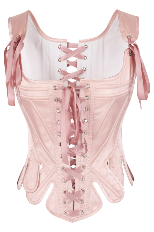Tatjana - Vintage Corset in soft rose